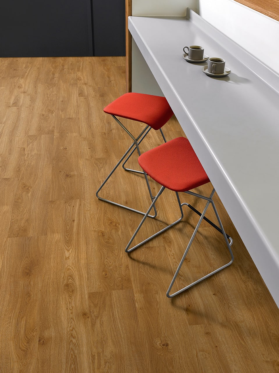 Traditional Oak: Slip resistant LVT Safety Flooring from the